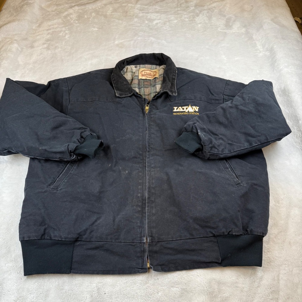 Pella Rugged Outdoor Clothing Jacket Mens 2X Generating Station Black‎ Work
